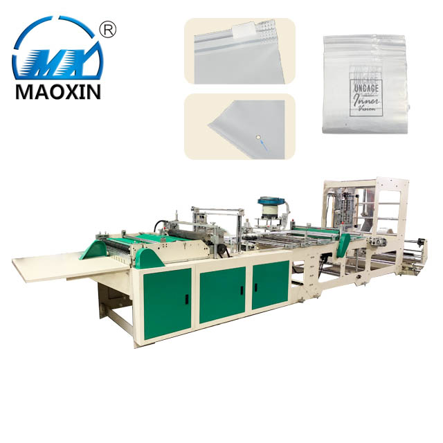Maoxin intelligent automatic zipper plastic bag making machine